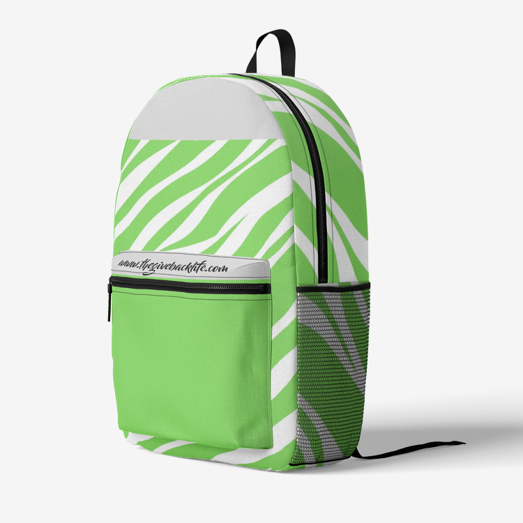 Mint Tiger (from the Tiger Series) Trendy Backpack