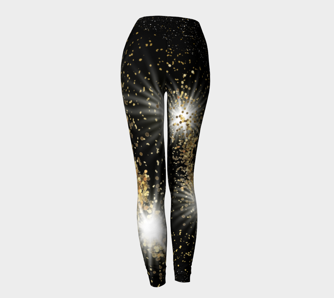 Pixie Gold Premium Stretch Leggings 