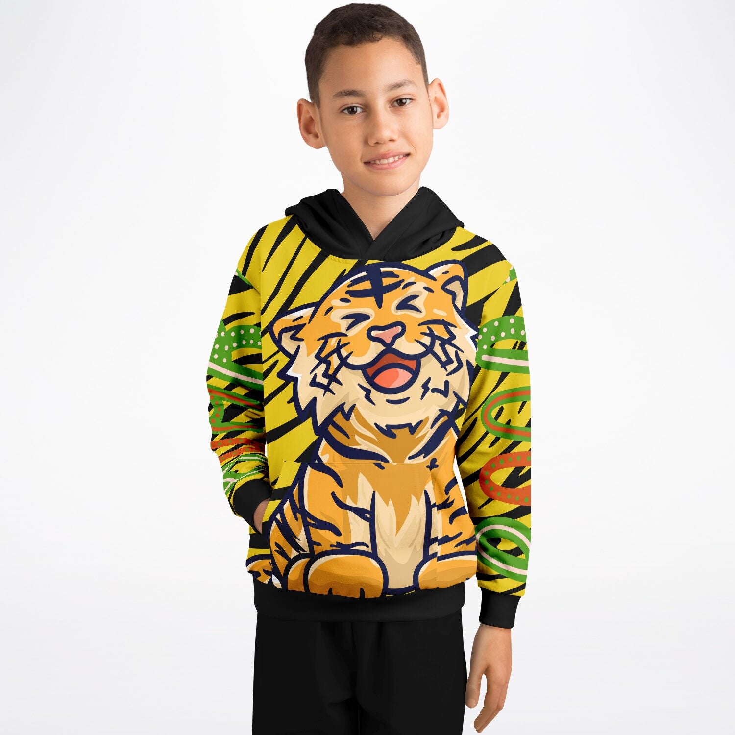 Tiger Stripes Premium Kids Hoodie 