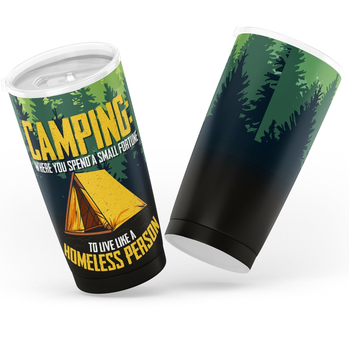 Fall Fun: Camping Tumbler