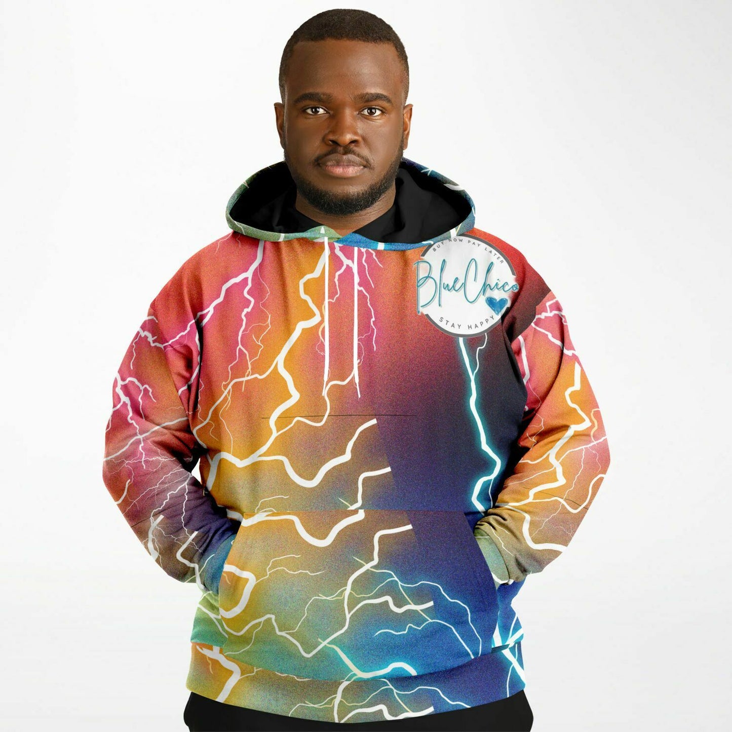 PLUS SIZE Lightning Strikes Premium Hoodie