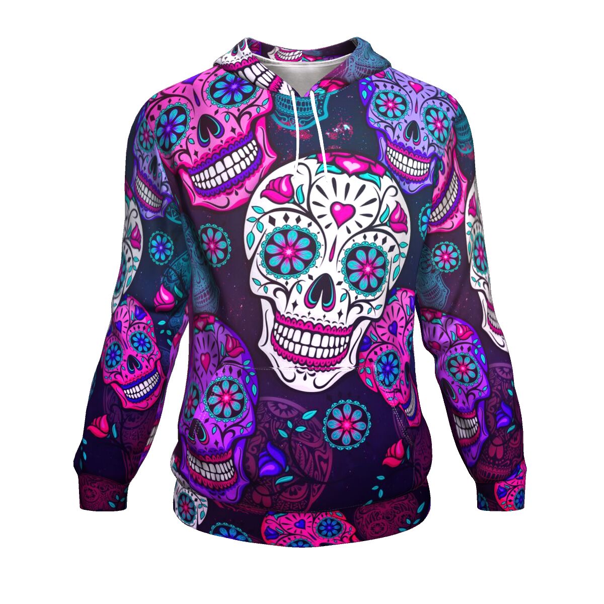 Day of The Dead Sugar Skull Hoodie