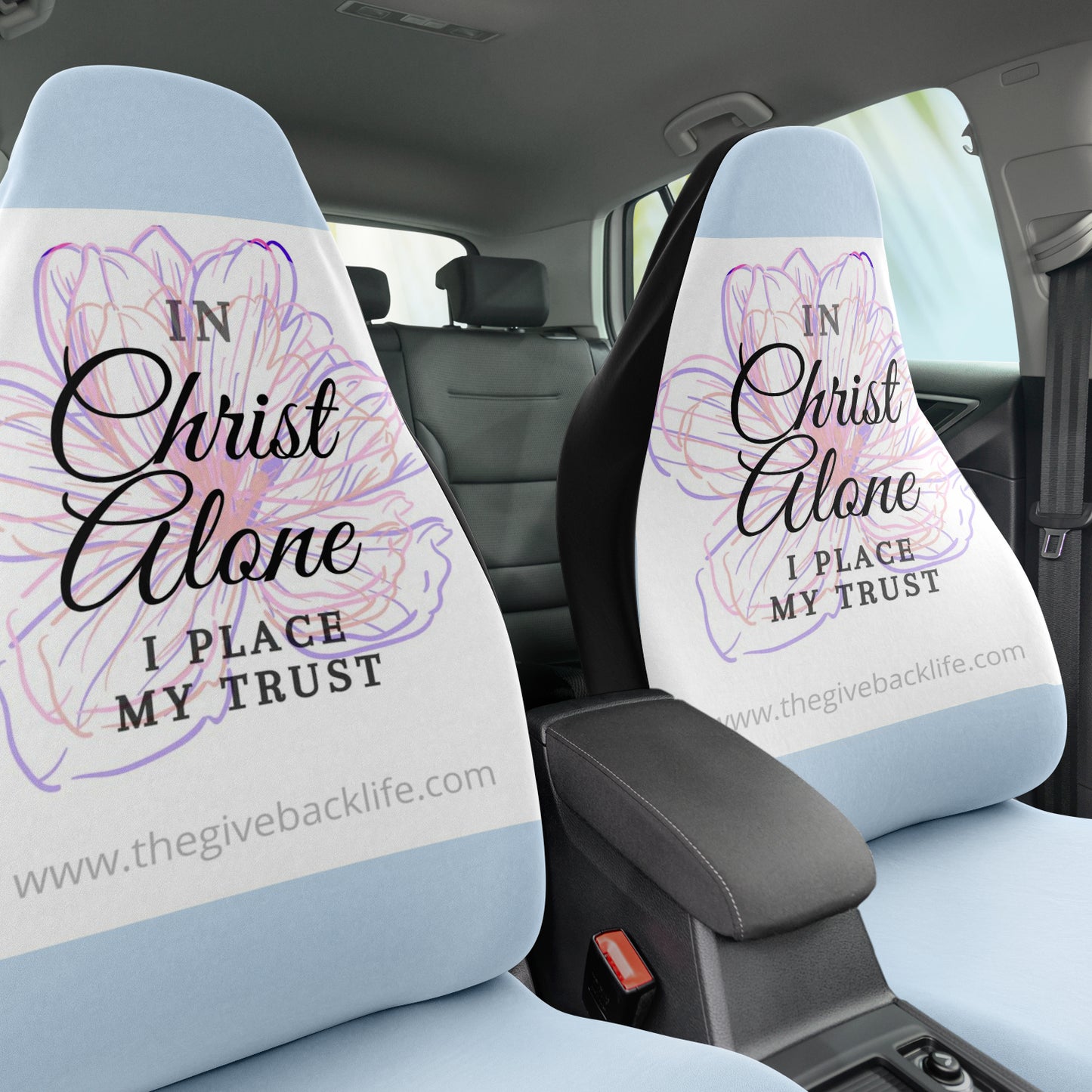 In Christ Alone Automobile Seat Cover