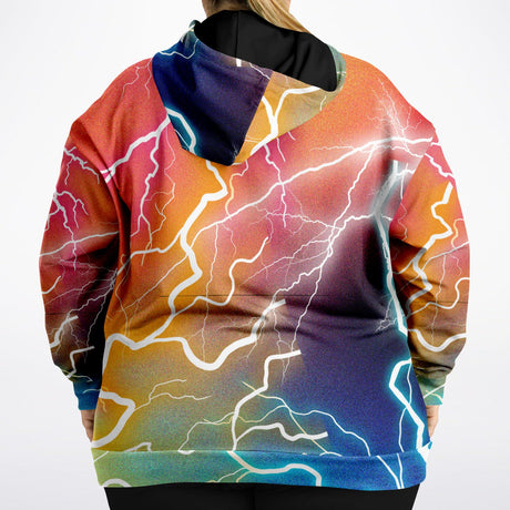 PLUS SIZE Lightning Strikes Premium Hoodie 