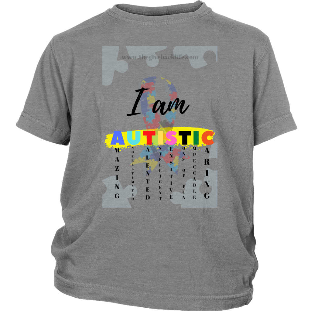 I am Autistic Youth Statement Tee