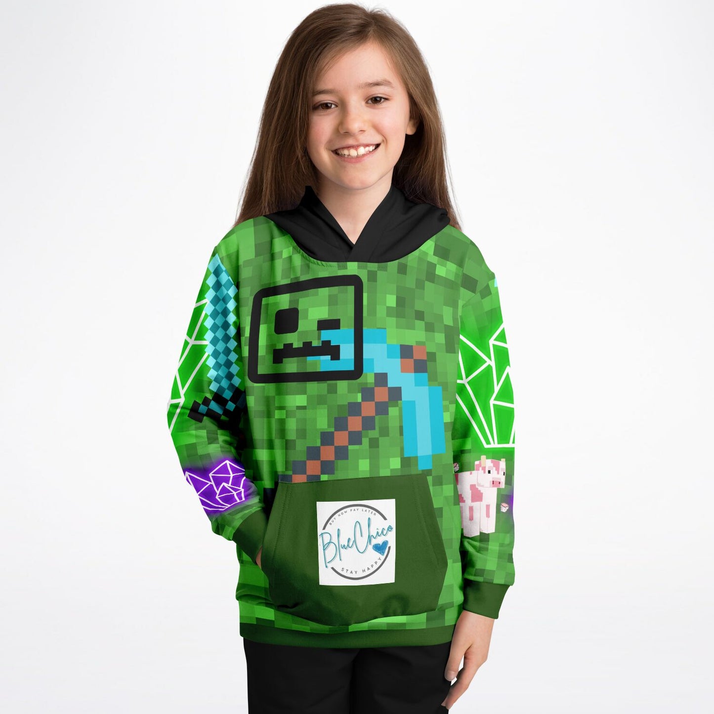 Blocky Fun Kids Zone Hoodie
