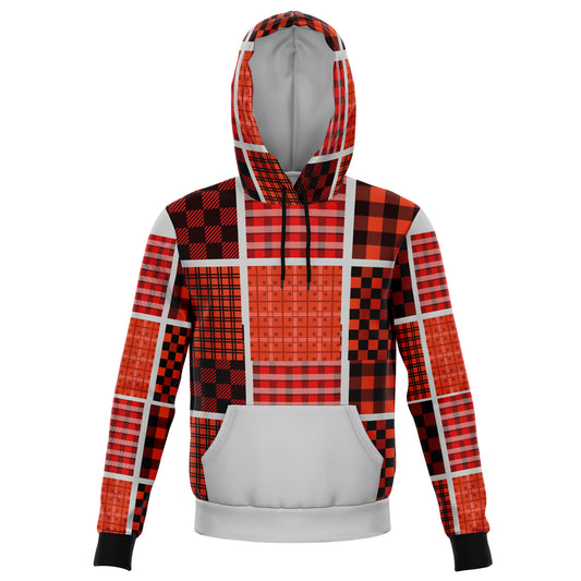 Fall Fun- New Jersey Plaid Premium Adult Hoodie