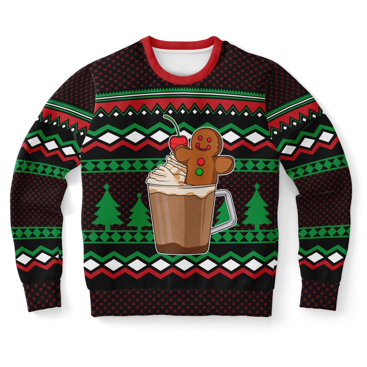 Gingerbread Cup O' Holly Jolly Sweatshirt