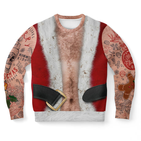 Biker Buff Santa Sweatshirt 