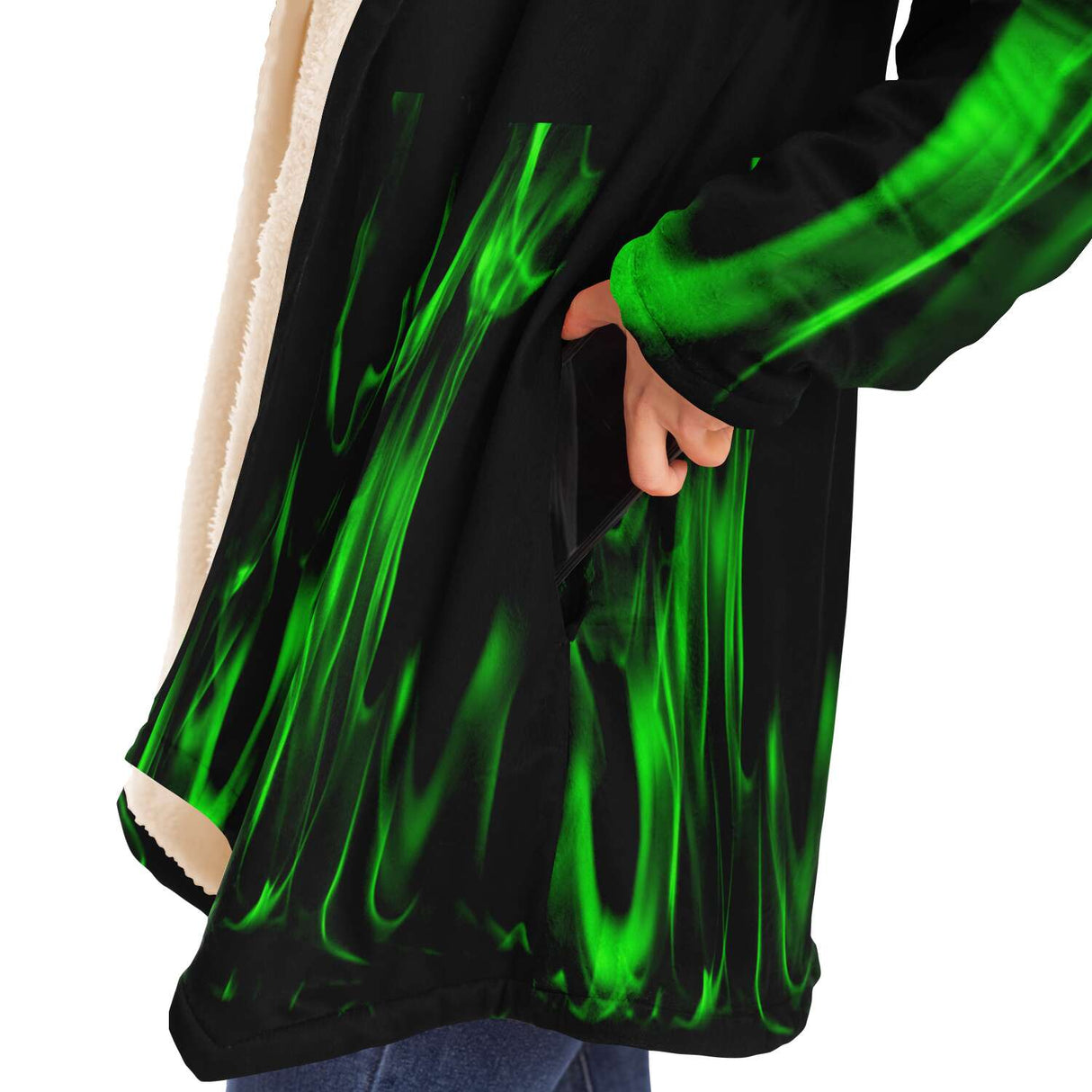 LimeFire Fleece Coat 