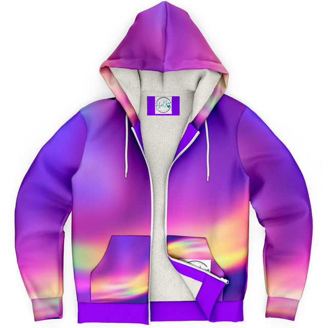 Pink Light Microfleece Coat 