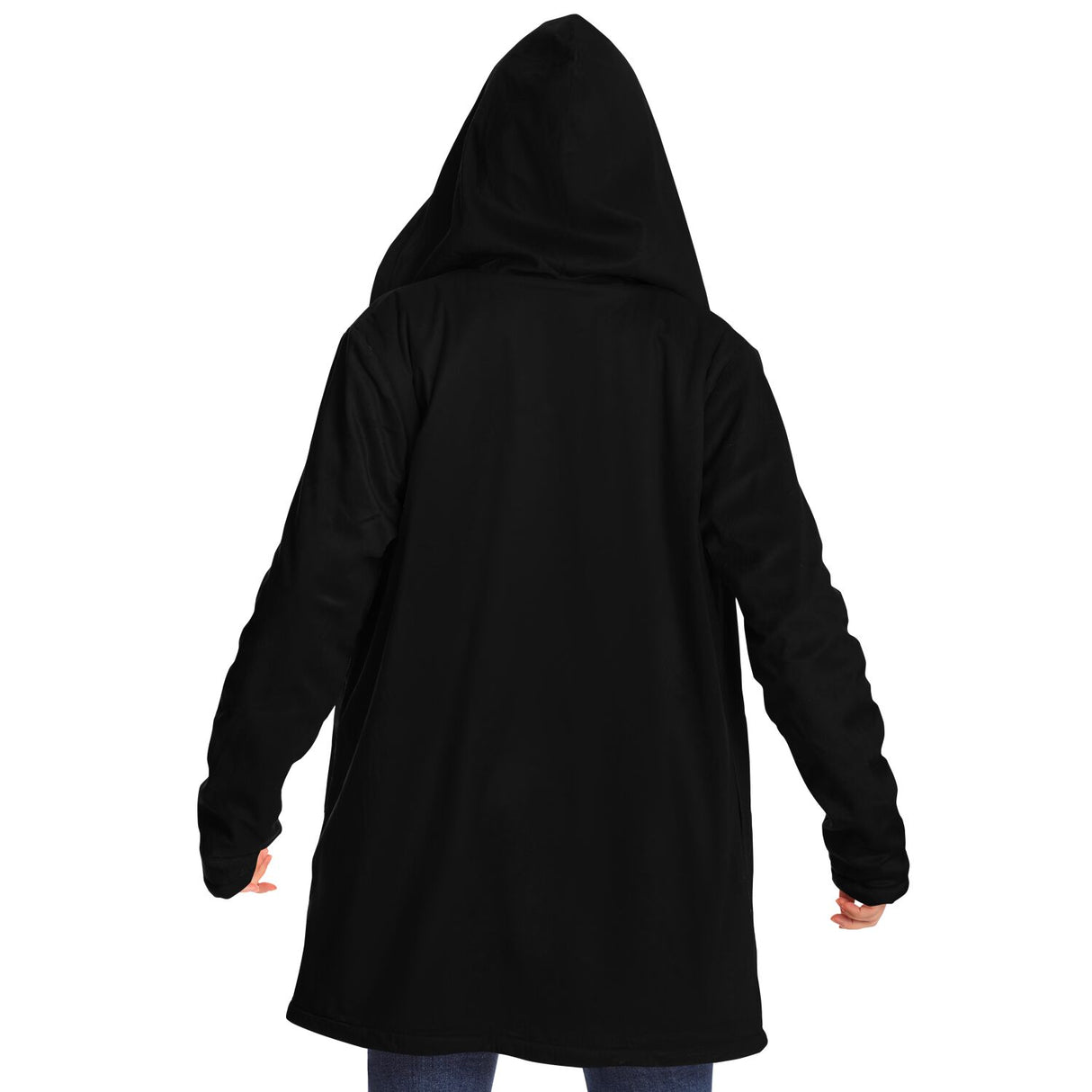 Basic Black Microfleece Cloak 