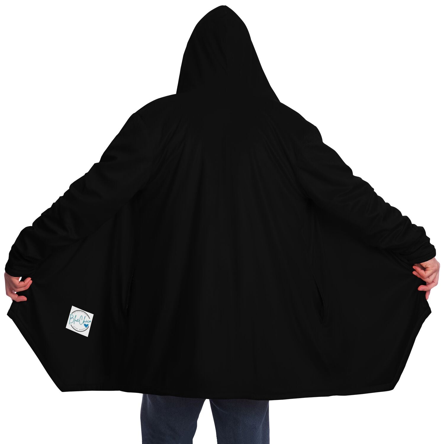 Basic Black Microfleece Cloak 
