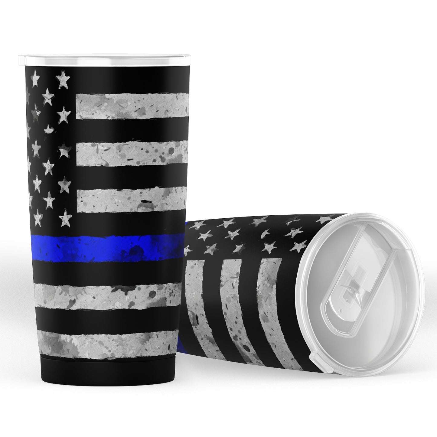 Blue Line Tumbler