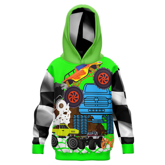 Monster Truck Battle Premium Kid's Hoodie