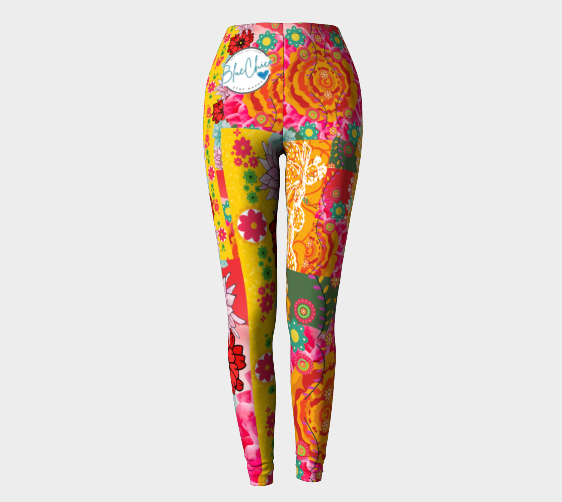 Tropical Amor Premium Stretch Leggings 