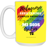 MIlagroso 15 oz. White Mug 