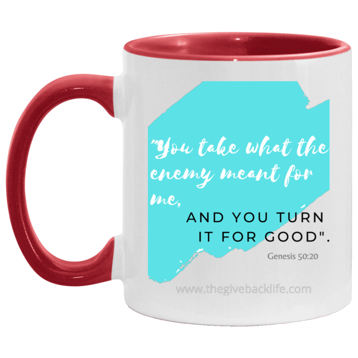 You take what the Enemy meant for me 11OZ Accent Mug 