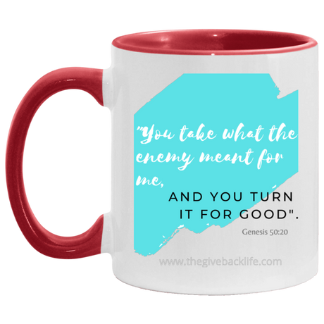 You take what the Enemy meant for me 11OZ Accent Mug 