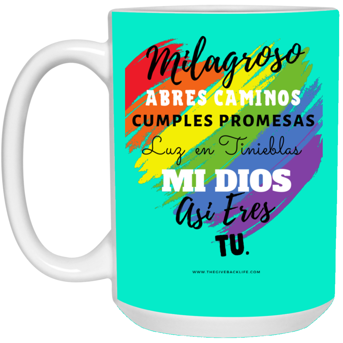 MIlagroso 15 oz. White Mug