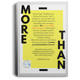 More Than Conquerors Canvas Frame 