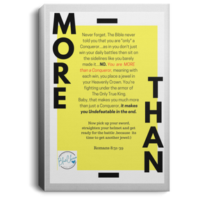 More Than Conquerors Canvas Frame 