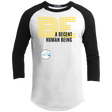 Be a Decent Human Being Youth 3/4 Raglan Sleeve Shirt 