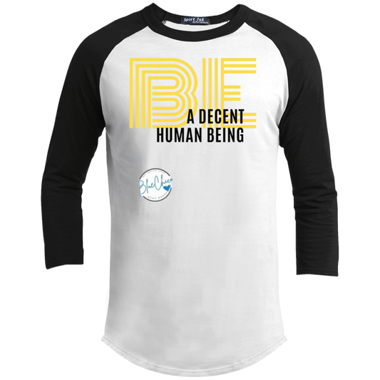 Be a Decent Human Being Youth 3/4 Raglan Sleeve Shirt