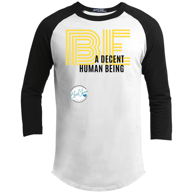 Be a Decent Human Being Youth 3/4 Raglan Sleeve Shirt 