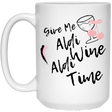 Aldi Wine Aldi Time 15 oz. White Mug 
