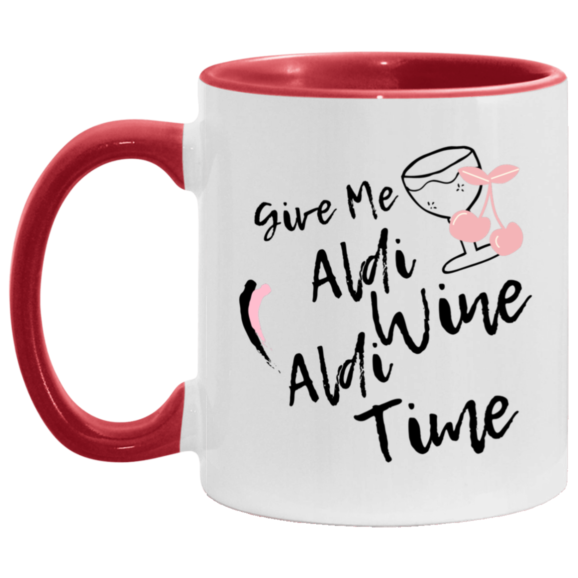 Aldi Wine Aldi Time Accent Mug