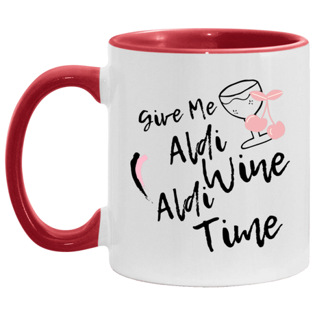 Aldi Wine Aldi Time Accent Mug 