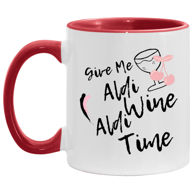 Aldi Wine Aldi Time Accent Mug 