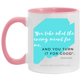 You take what the Enemy meant for me 11OZ Accent Mug 
