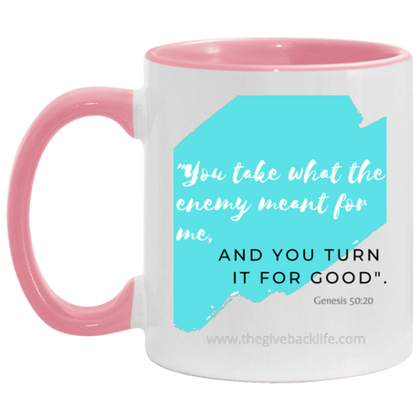 You take what the Enemy meant for me 11OZ Accent Mug 