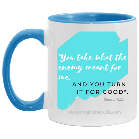 You take what the Enemy meant for me 11OZ Accent Mug 