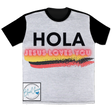Hola Jesus Loves You Print T-Shirt 