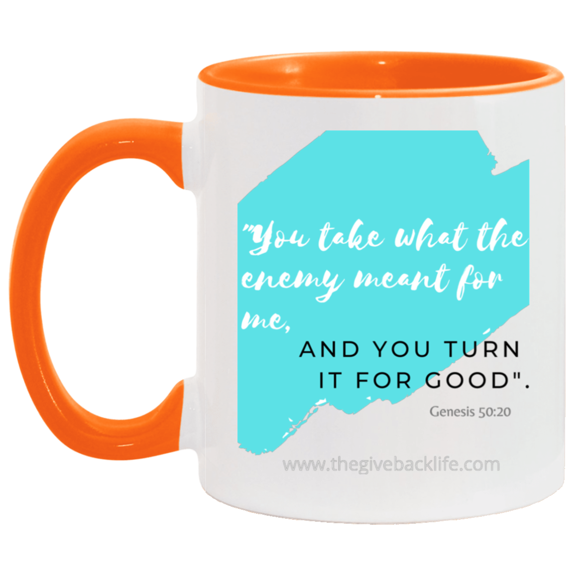 You take what the Enemy meant for me 11OZ Accent Mug 