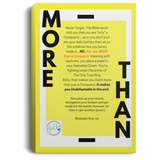 More Than Conquerors Canvas Frame 