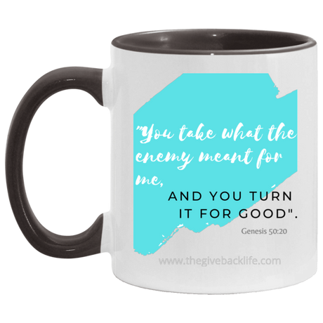 You take what the Enemy meant for me 11OZ Accent Mug 