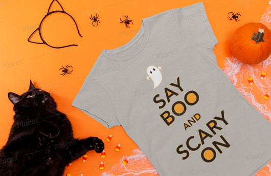 Fall Fun: Say BOO! Adult Tee 