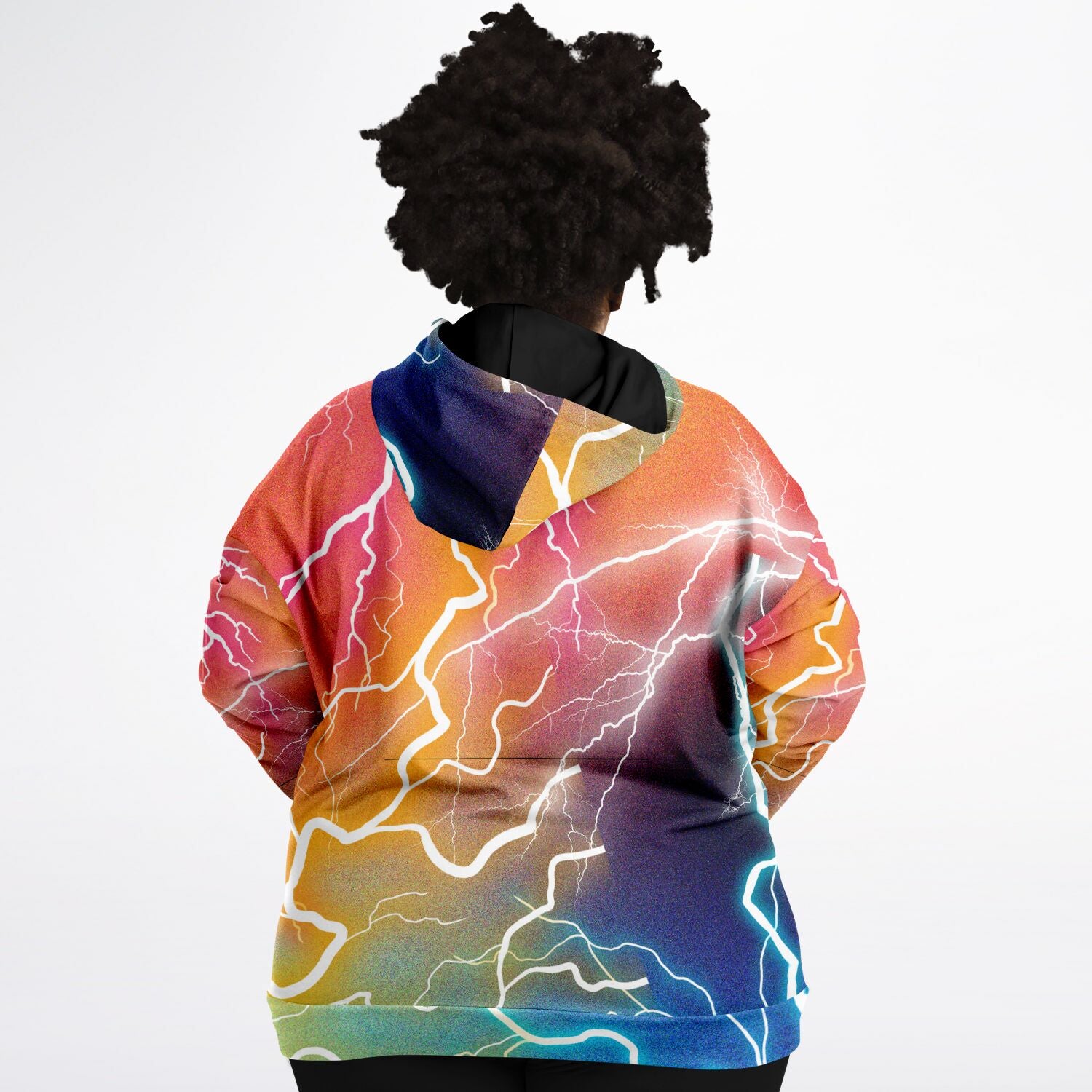 PLUS SIZE Lightning Strikes Premium Hoodie 