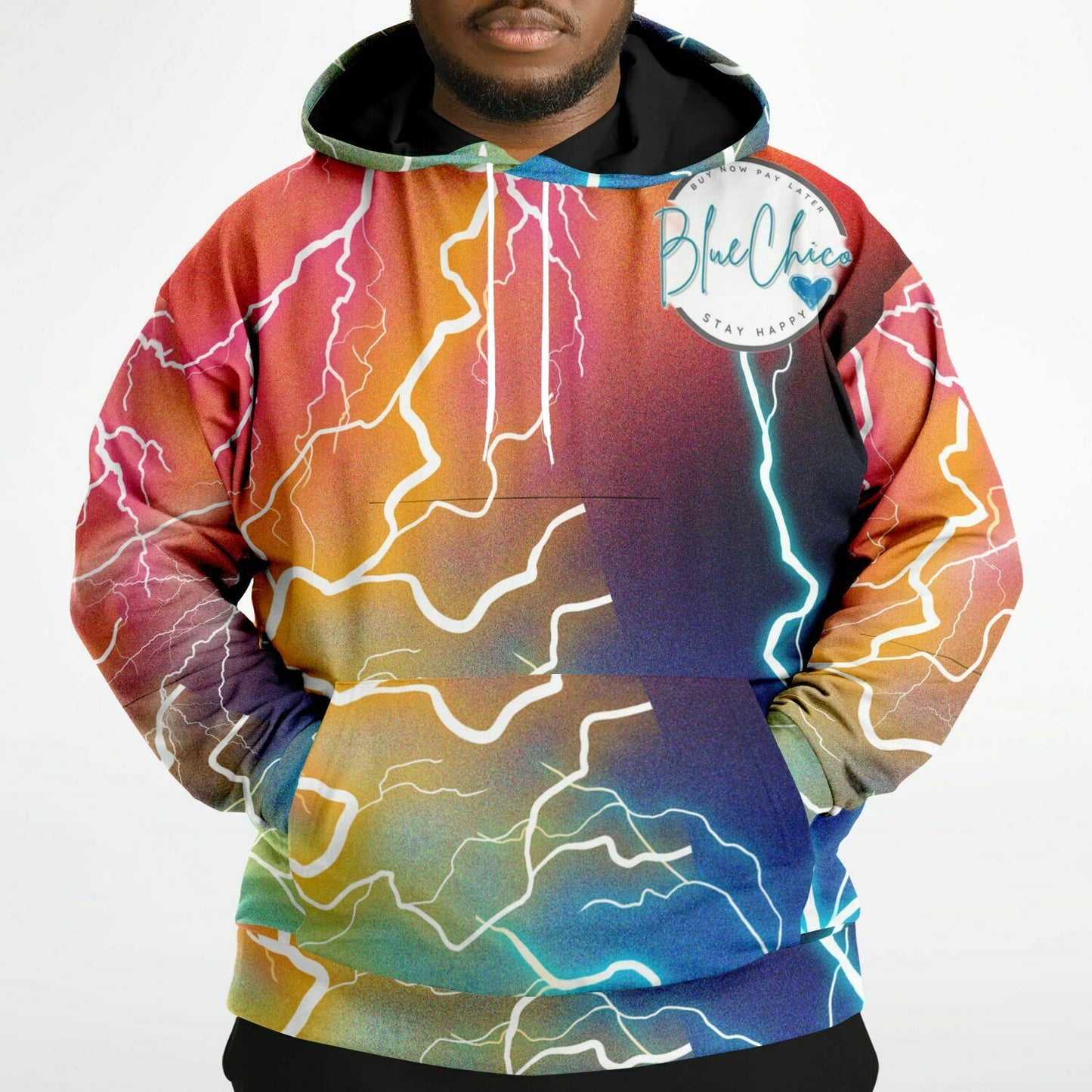 PLUS SIZE Lightning Strikes Premium Hoodie