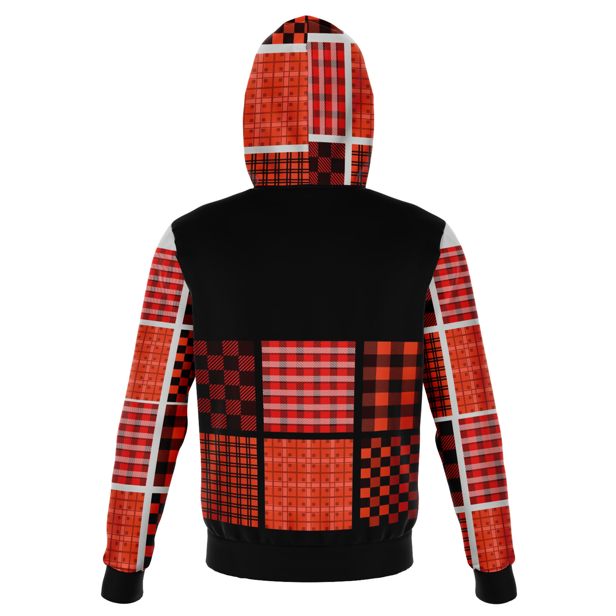 Fall Fun- New Jersey Plaid Premium Adult Hoodie 