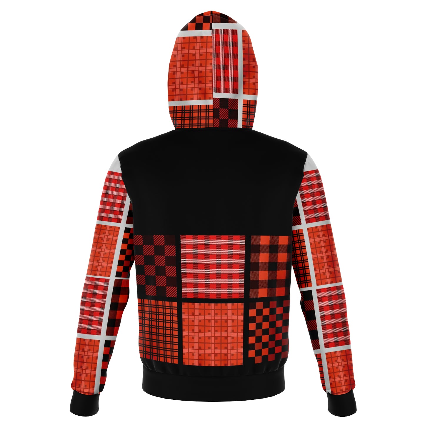 Fall Fun- New Jersey Plaid Premium Adult Hoodie