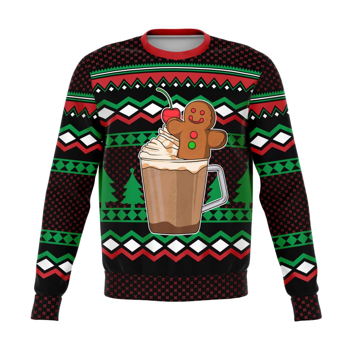 Gingerbread Cup O' Holly Jolly Sweatshirt