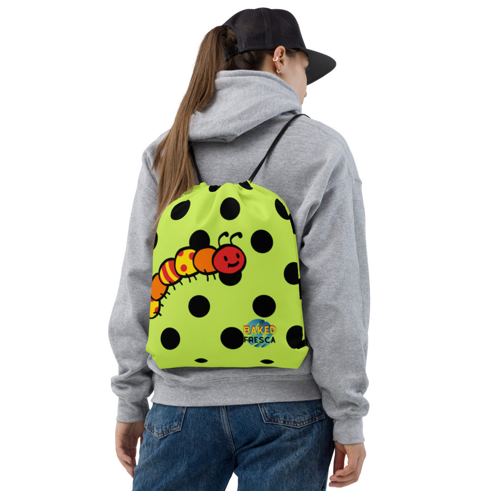 Snacky Caterpillar Drawstring bag 
