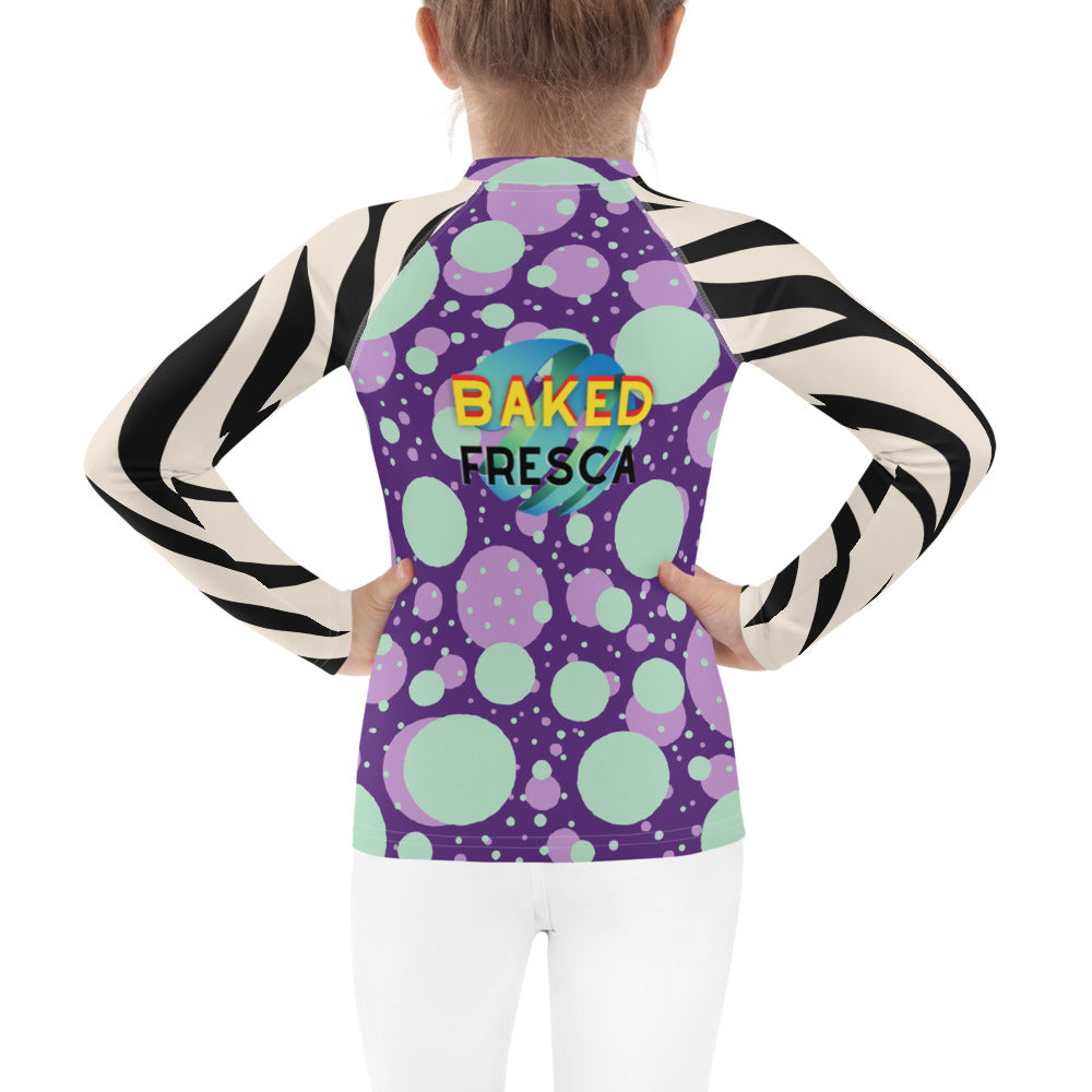 Pebble Jungle Kid's Rash Guard by Baked Fresca 