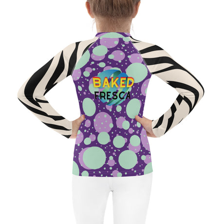 Pebble Jungle Kid's Rash Guard by Baked Fresca 