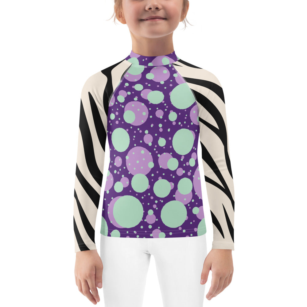 Pebble Jungle Kid's Rash Guard by Baked Fresca 